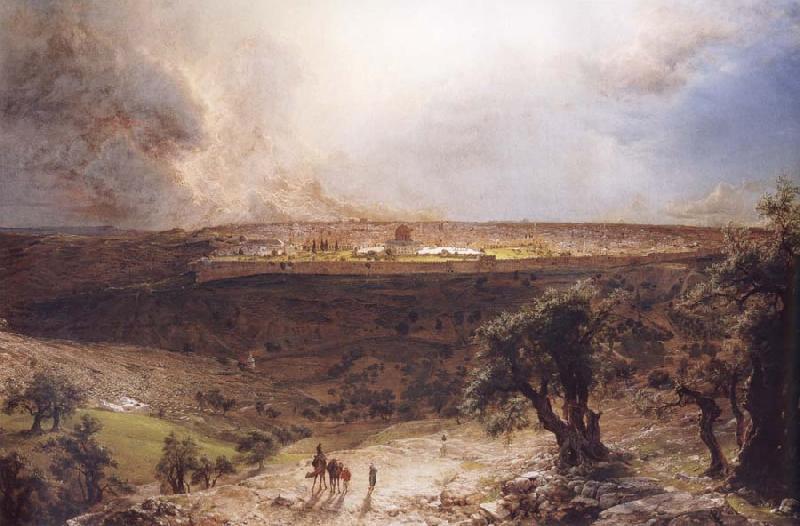 Frederic Edwin Church Jerusalem Seen from Mount Olive China oil painting art